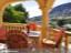 berdachte Terrasse